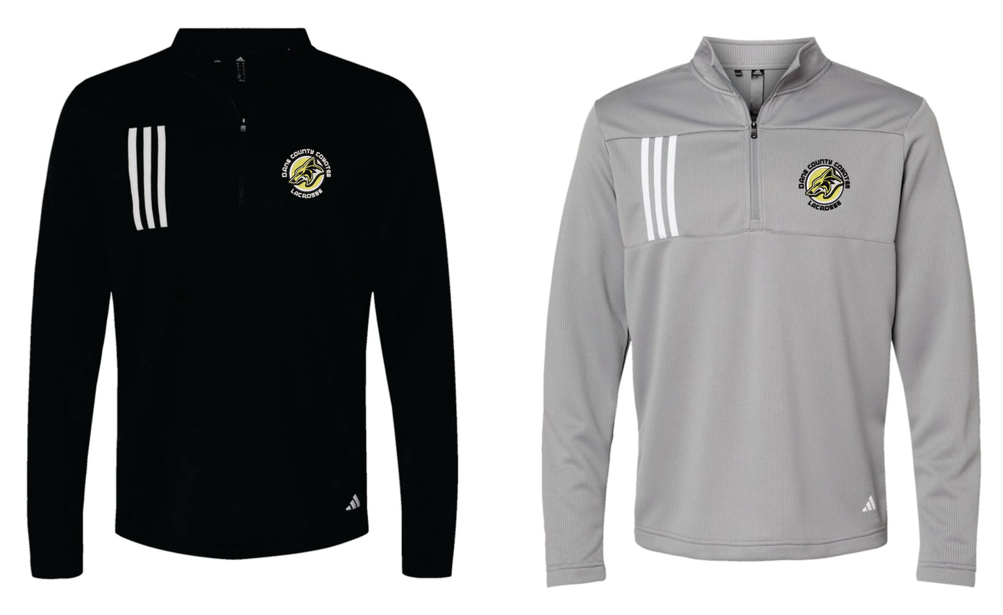 Coyotes Adidas - 3-Stripes Double Knit Quarter-Zip Pullover Men