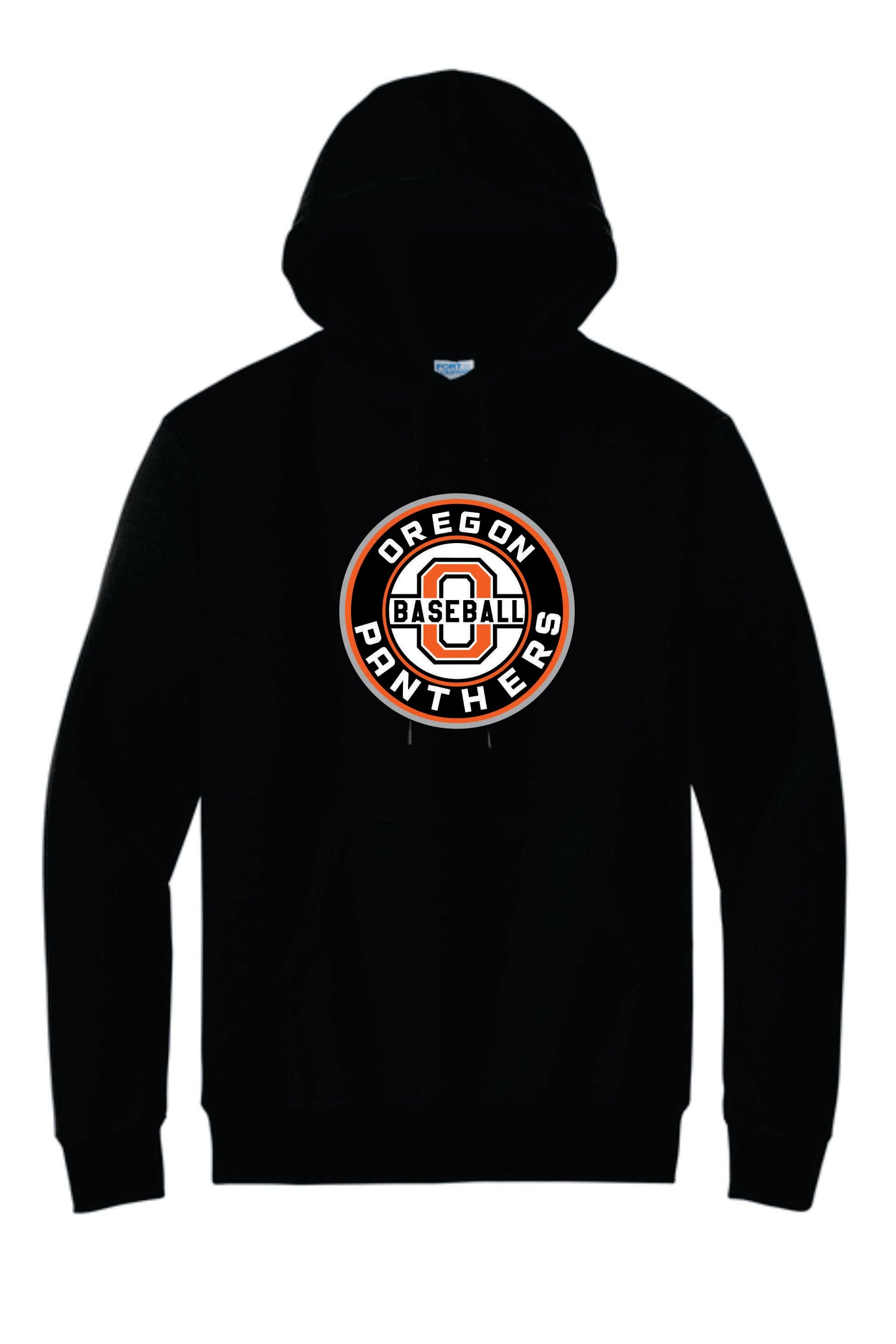 OBB Cotton Blend Hoodie. Black, Gray, White. Adult and Youth Sizes V2