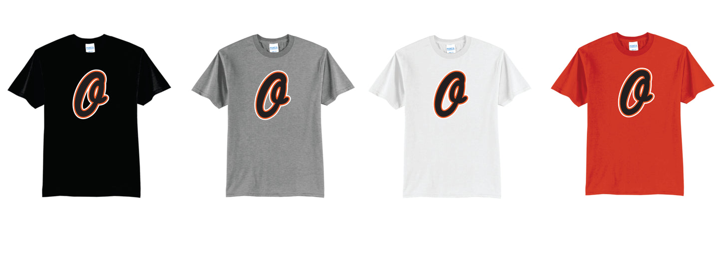 OBB Cotton Blend Tee. Black, Gray White. Women's and Youth Sizes V4