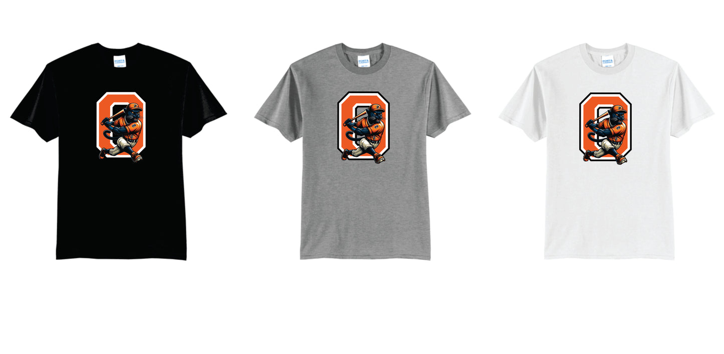 OBB Cotton Blend Tee. Black, Gray White. Unisex Sizes V3