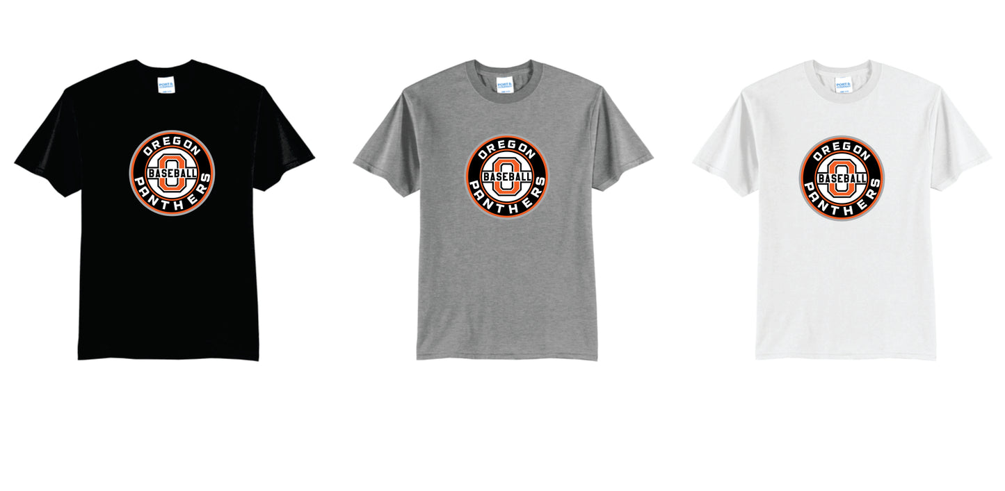 OBB Cotton Blend Tee. Black, Gray White. Adult, Women and and Youth Sizes V2