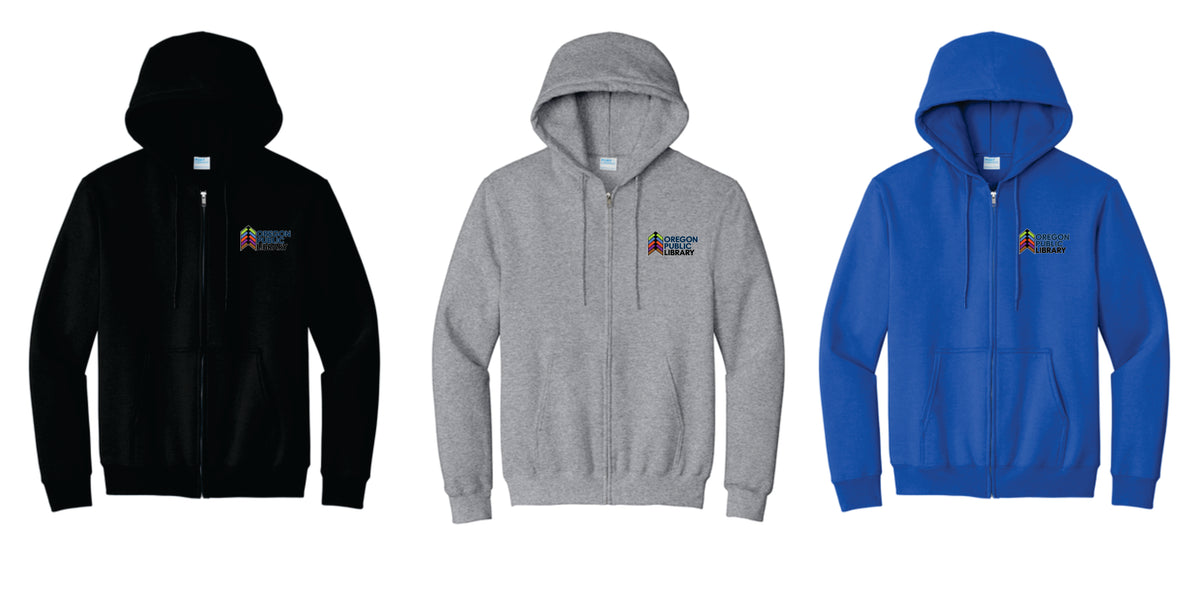 OPL Digital Print Full Zip Hoodie, Men/ Women/ Youth