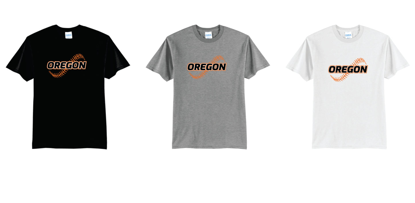 OBB Cotton Blend Tee. Black, Gray White. Adult, Women and and Youth Sizes V1