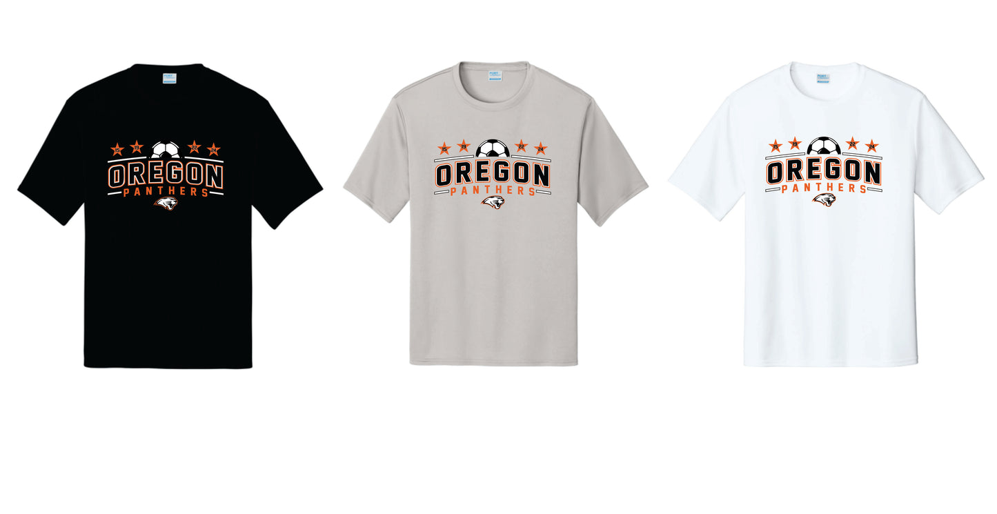 OHS Girls Soccer Champions Performance Tee with Digital Print. Unisex, Women's and Youth Sizes