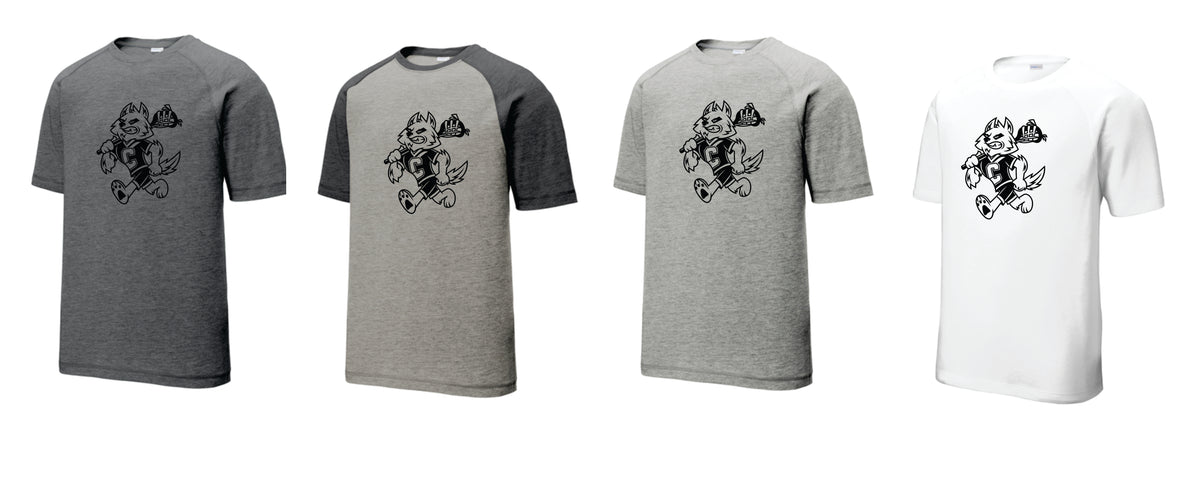 Coyotes Sport-Tek® PosiCharge® Tri-Blend Wicking Raglan Tee V3