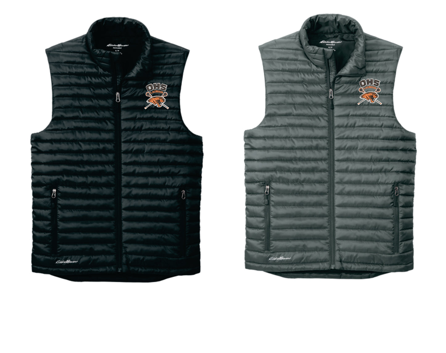Oregon Boys Lacrosse Eddie Bauer Packable Quilted Vest Men, Women OHS1