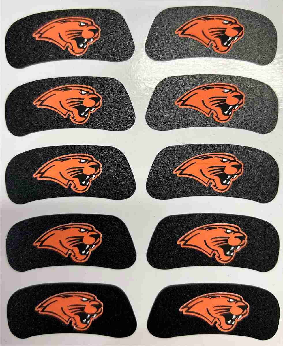 Oregon Panthers Eye Black Stickers