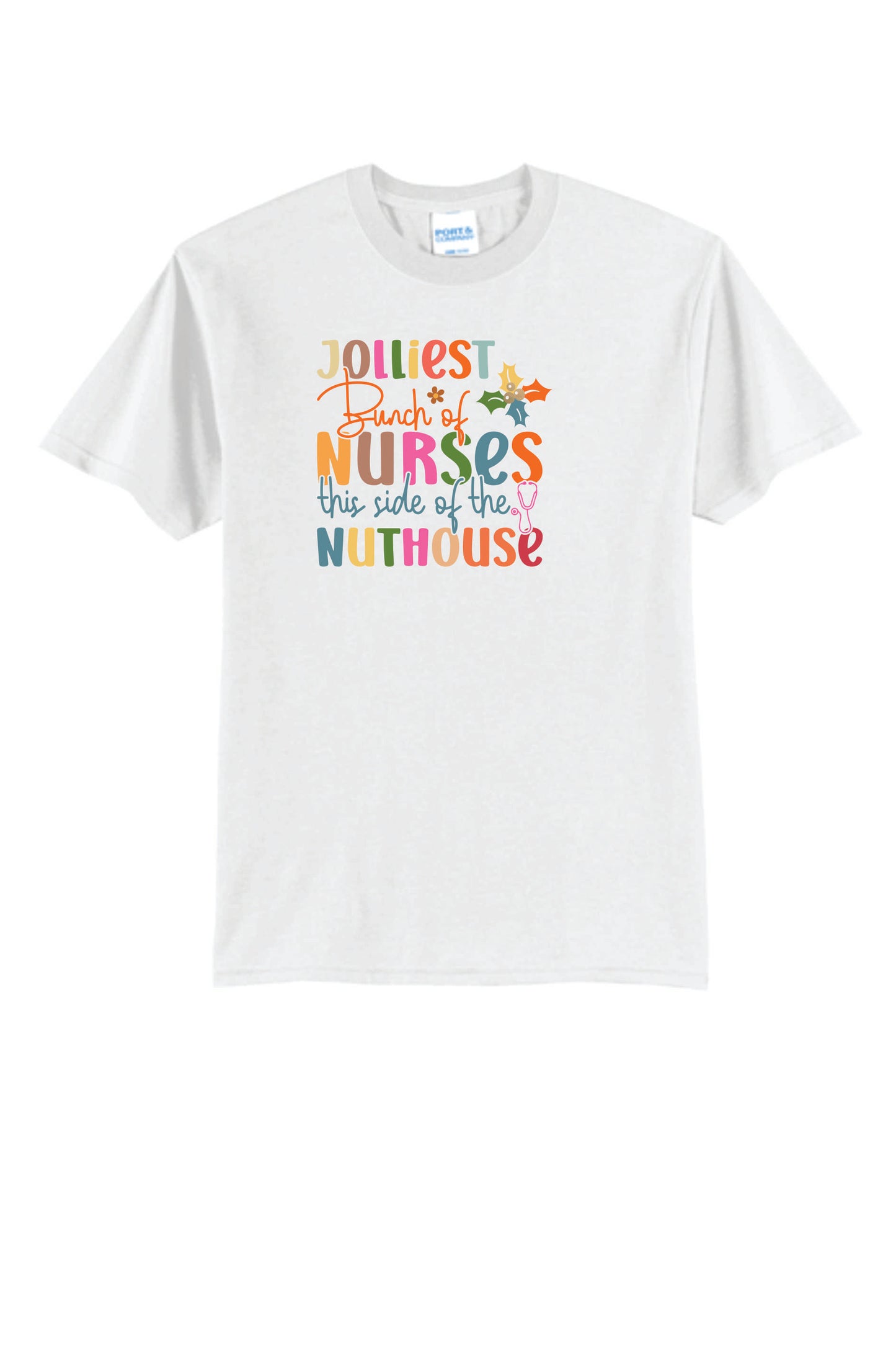 Jolliest Nurses Cotton Blend Tee