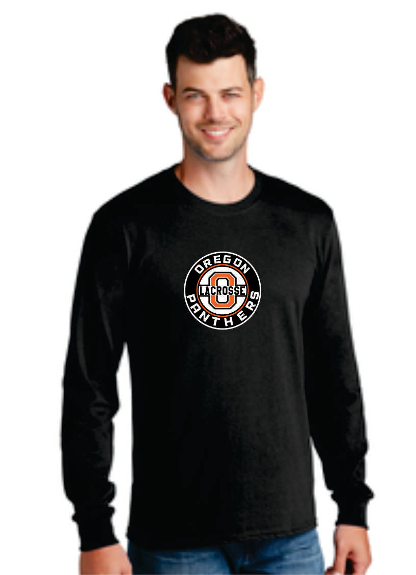 Oregon Lacrosse Long Sleeve T-shirt Digital Print Unisex/ Adult v2