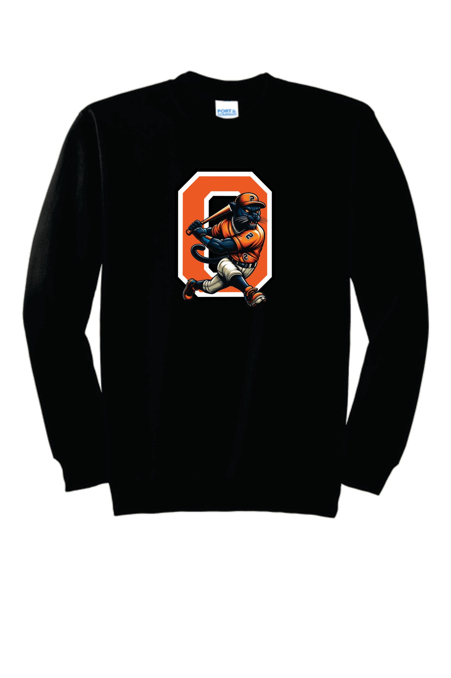 OBB Pullover Crewneck Sweatshirt. Black, White, Gray. Adult and Youth Sizes V3