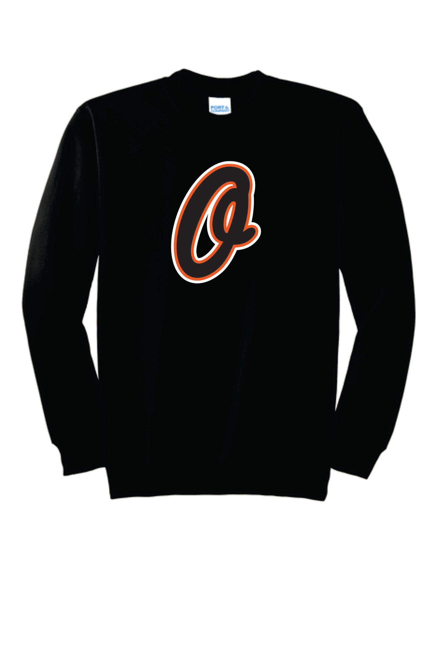 OBB Pullover Crewneck Sweatshirt. Black, White, Gray. Adult and Youth Sizes V4