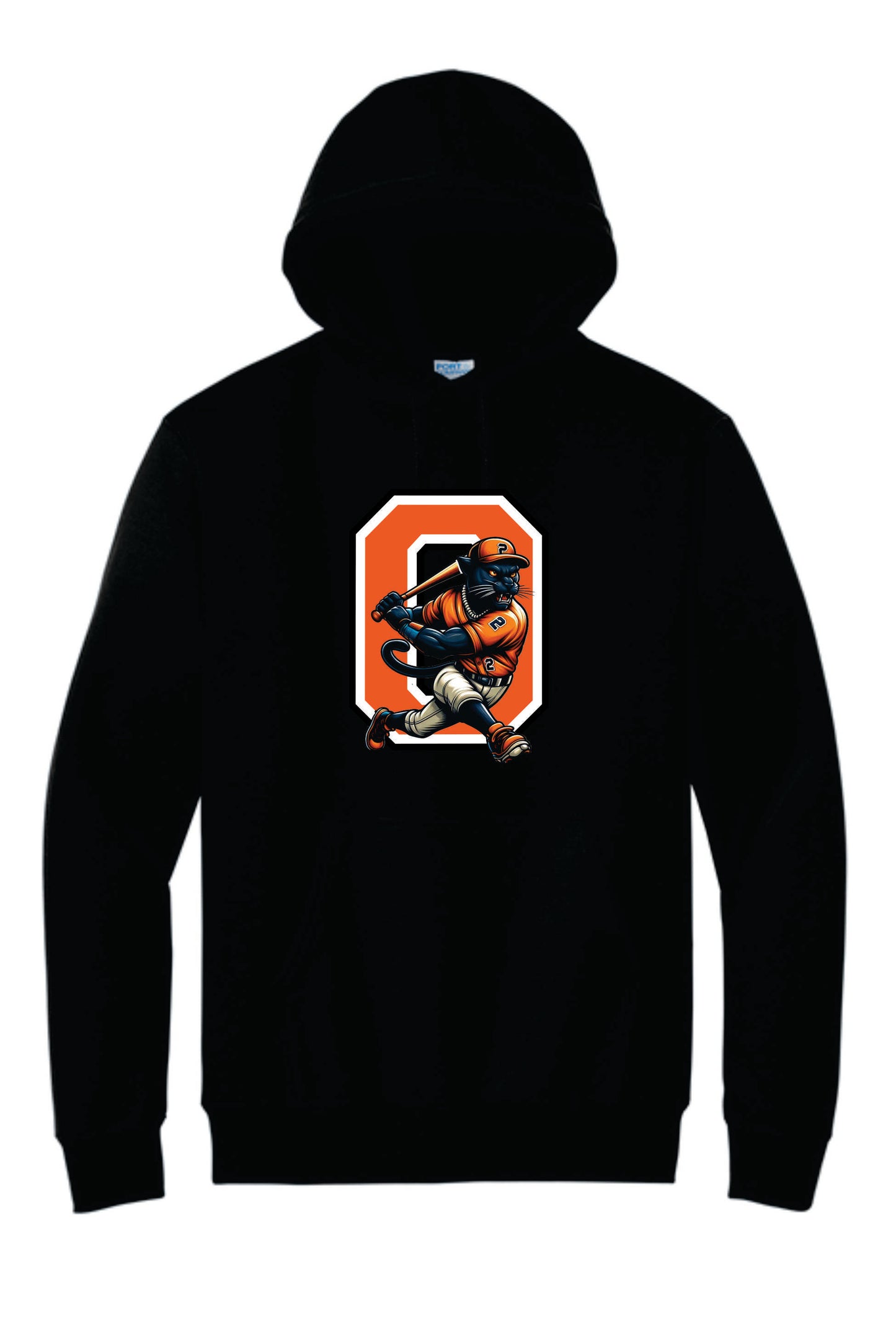 OBB Cotton Blend Hoodie. Black, Gray, White. Adult and Youth Sizes V3