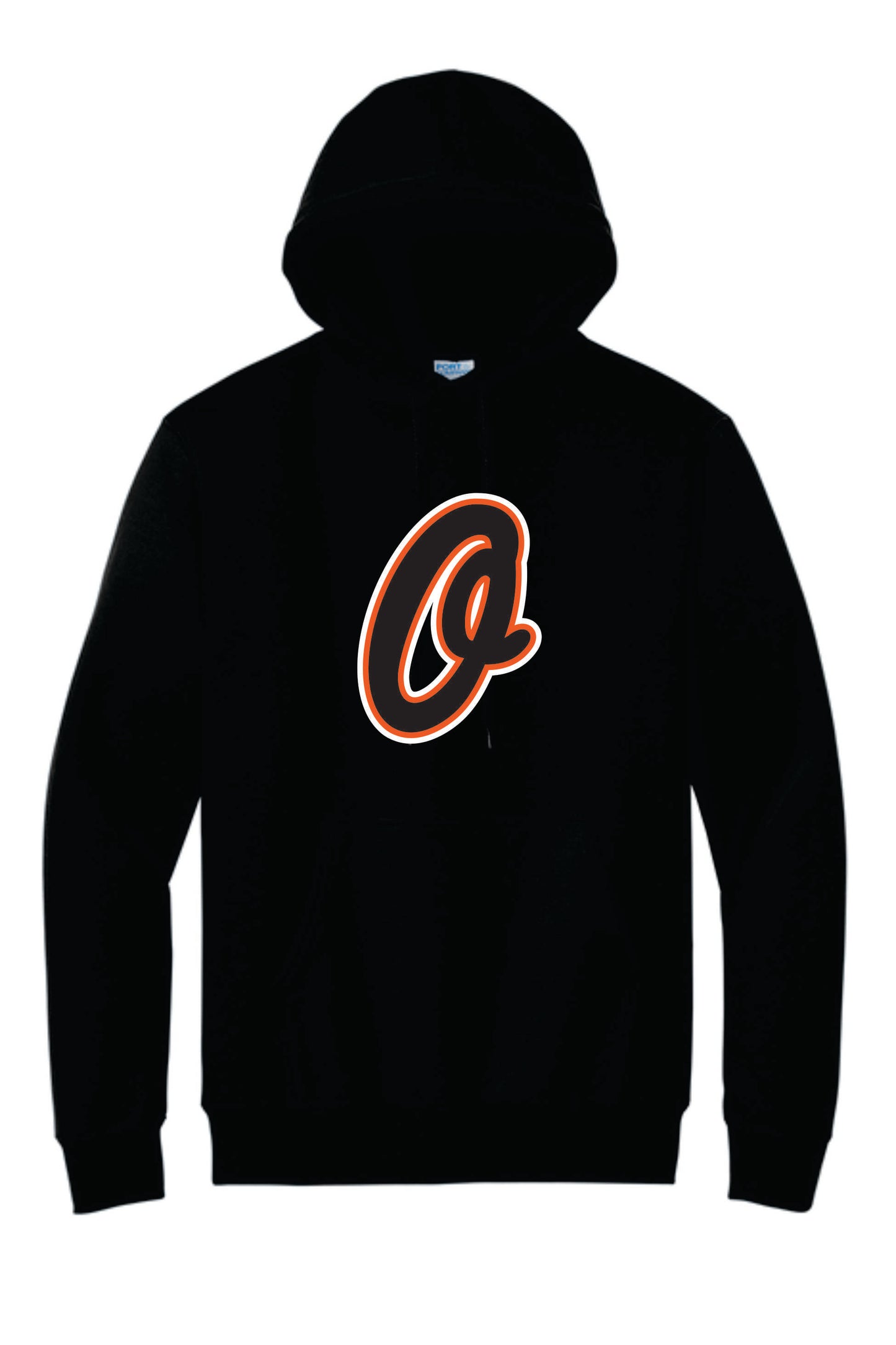 OBB Cotton Blend Hoodie. Black, Gray, White. Adult and Youth Sizes V4