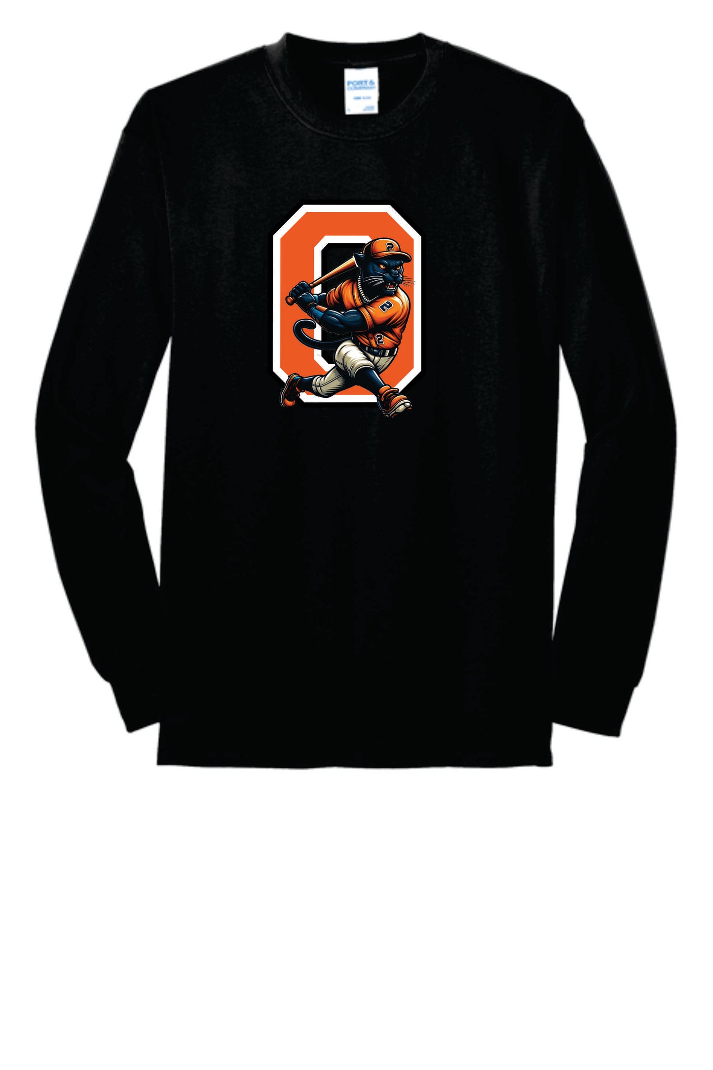 OBB Long Sleeve Blend T-shirt. Adult and Youth Sizes V3