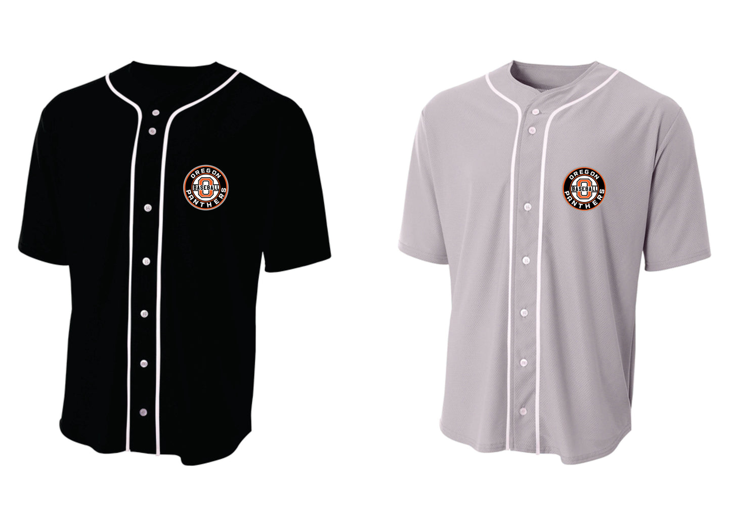 OBB Baseball Jersey, Adult Sizes V2