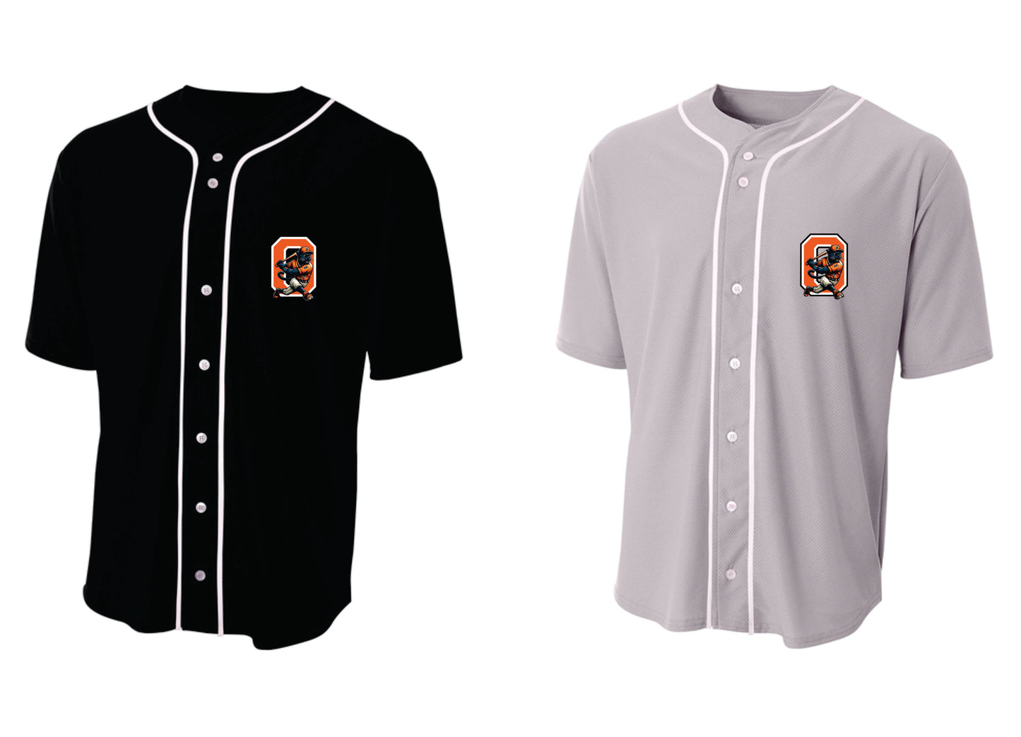 OBB Baseball Jersey, Adult Sizes V3