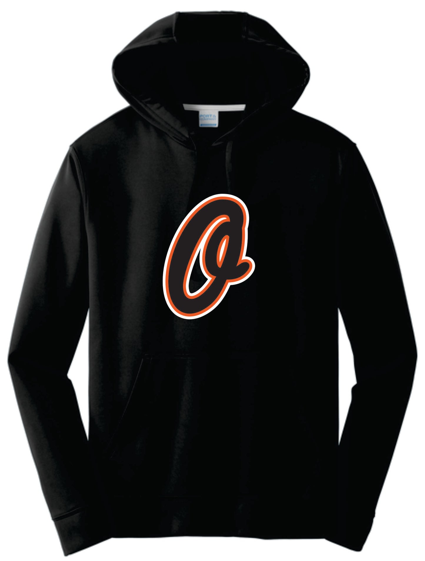 OBB Performance Hoodie. Black, Charcoal,Silver. Adult and Youth Sizes V4