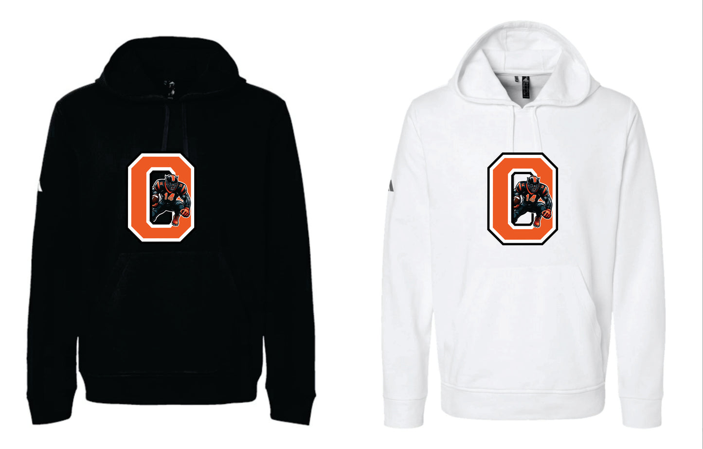 OFB Adidas Hoodie. Black, White. Adult Sizes V3