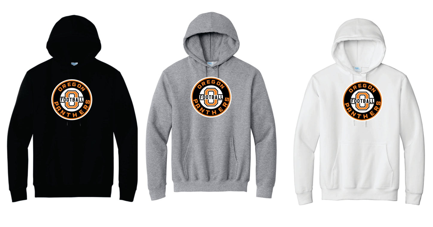 OFB Cotton Blend Hoodie. Black, Gray, White. Adult and Youth Sizes V2