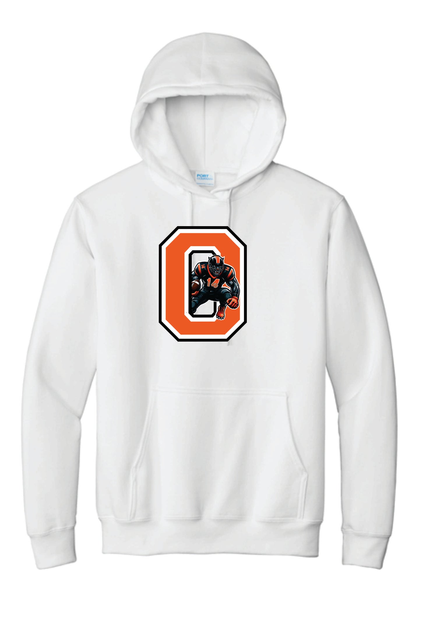 OFB Cotton Blend Hoodie. Black, Gray, White. Adult and Youth Sizes V3