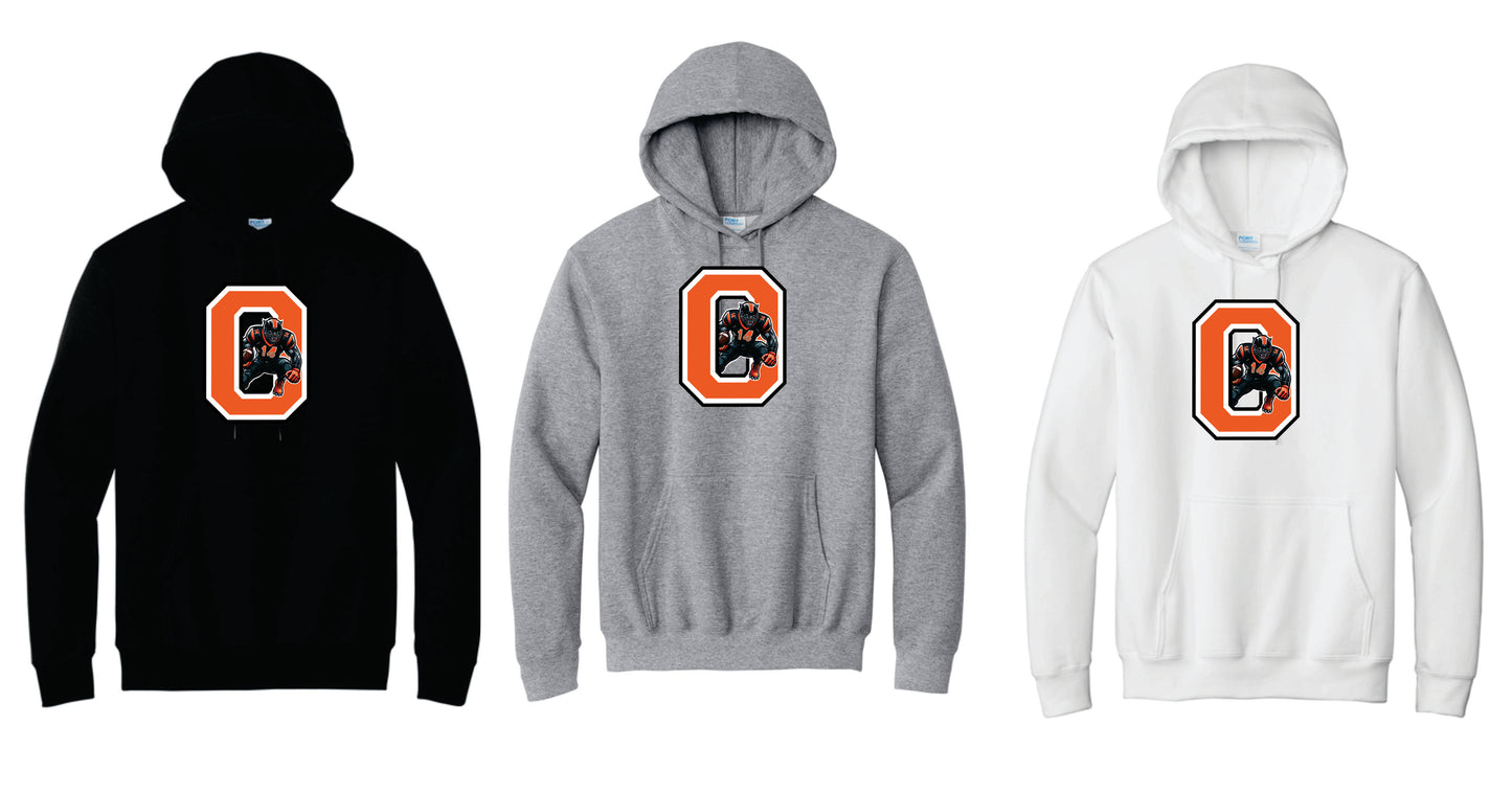 OFB Cotton Blend Hoodie. Black, Gray, White. Adult and Youth Sizes V3