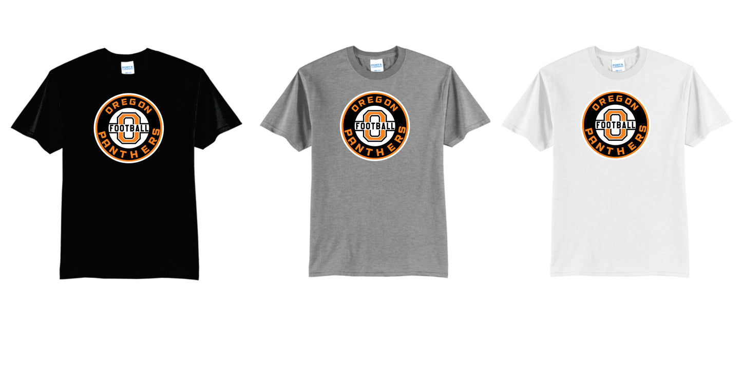 OFB Cotton Blend Tee. Black, Gray White. Adult and Youth Sizes V2