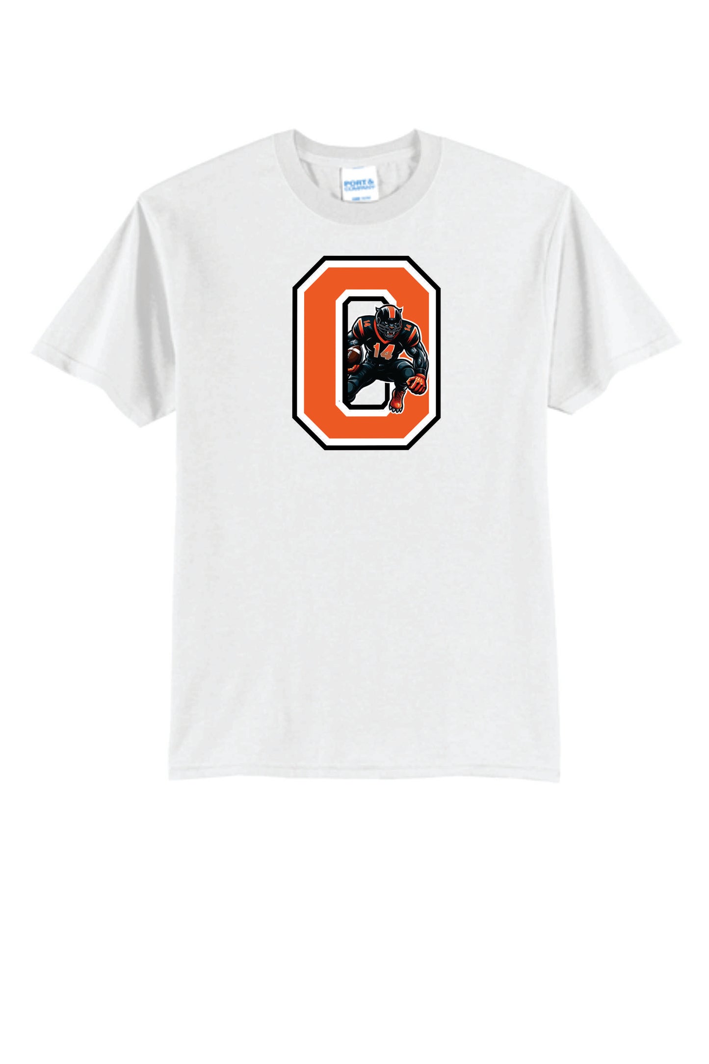 OFB Cotton Blend Tee. Black, Gray White. Adult and Youth Sizes V3