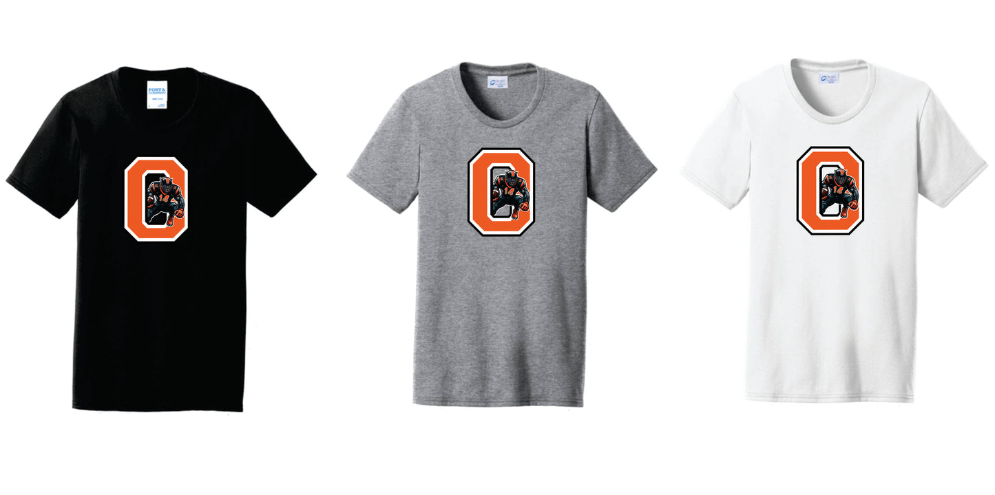 OFB Cotton Blend Tee. Black, Gray White. Women's Sizes V3