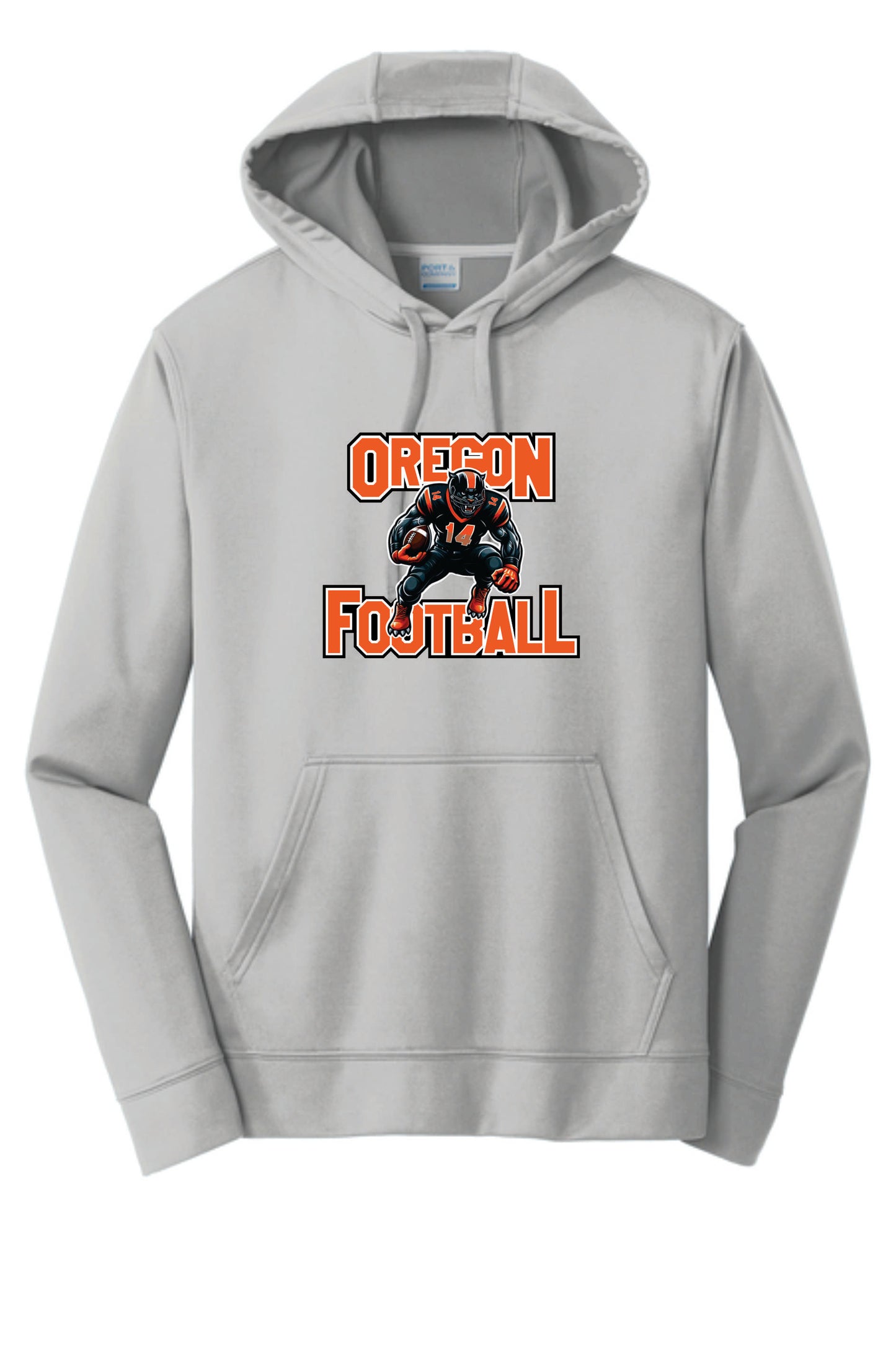 OFB Performance Hoodie. Black, Charcoal,Silver. Adult and Youth Sizes V4