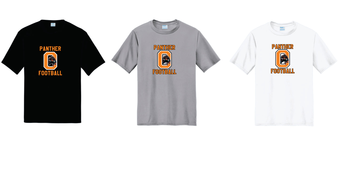 OFB Performance Tee. Black, Silver White. Adult and Youth Sizes V4