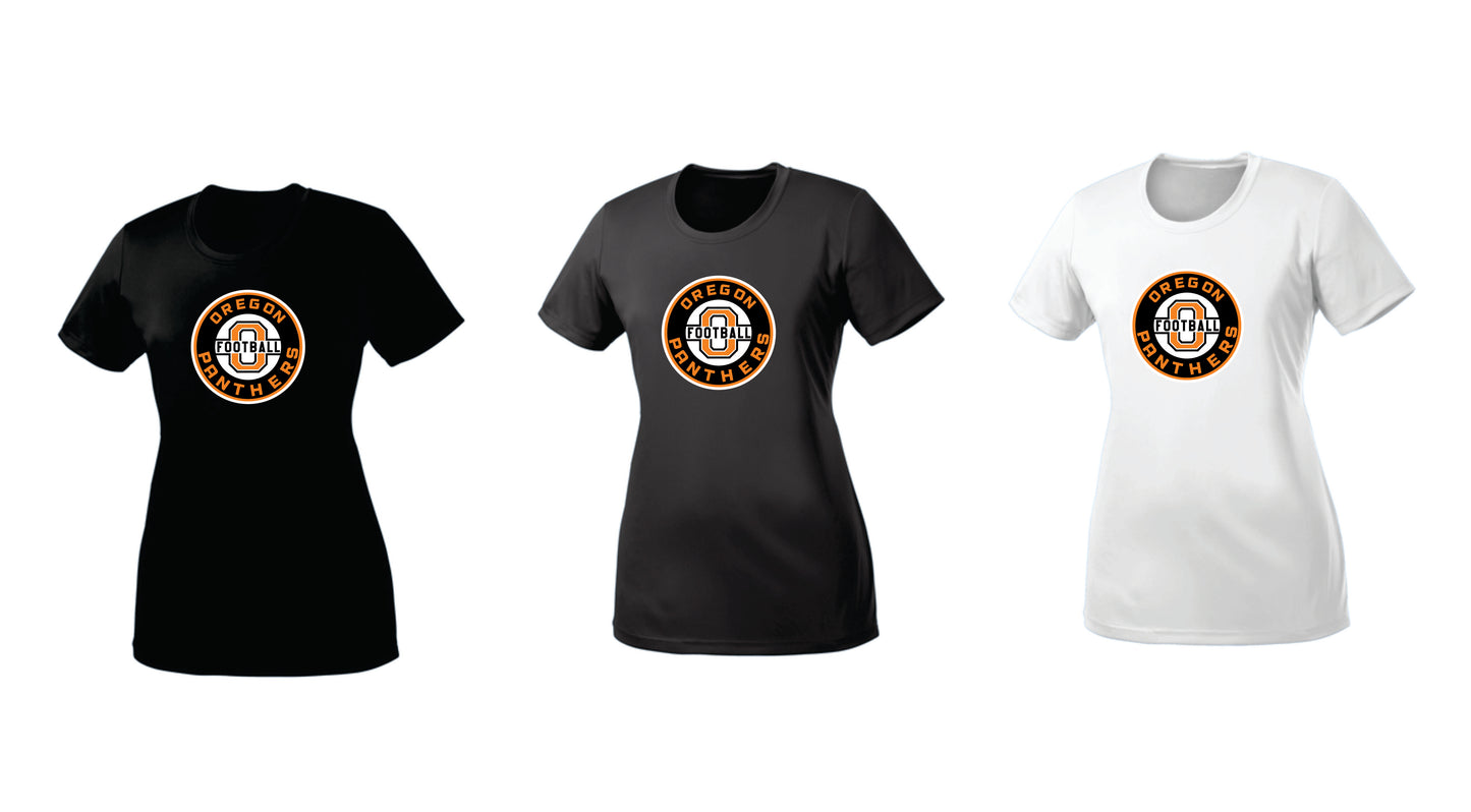 OFB Performance Tee. Black, Charcoal, White. Women's Sizes V2