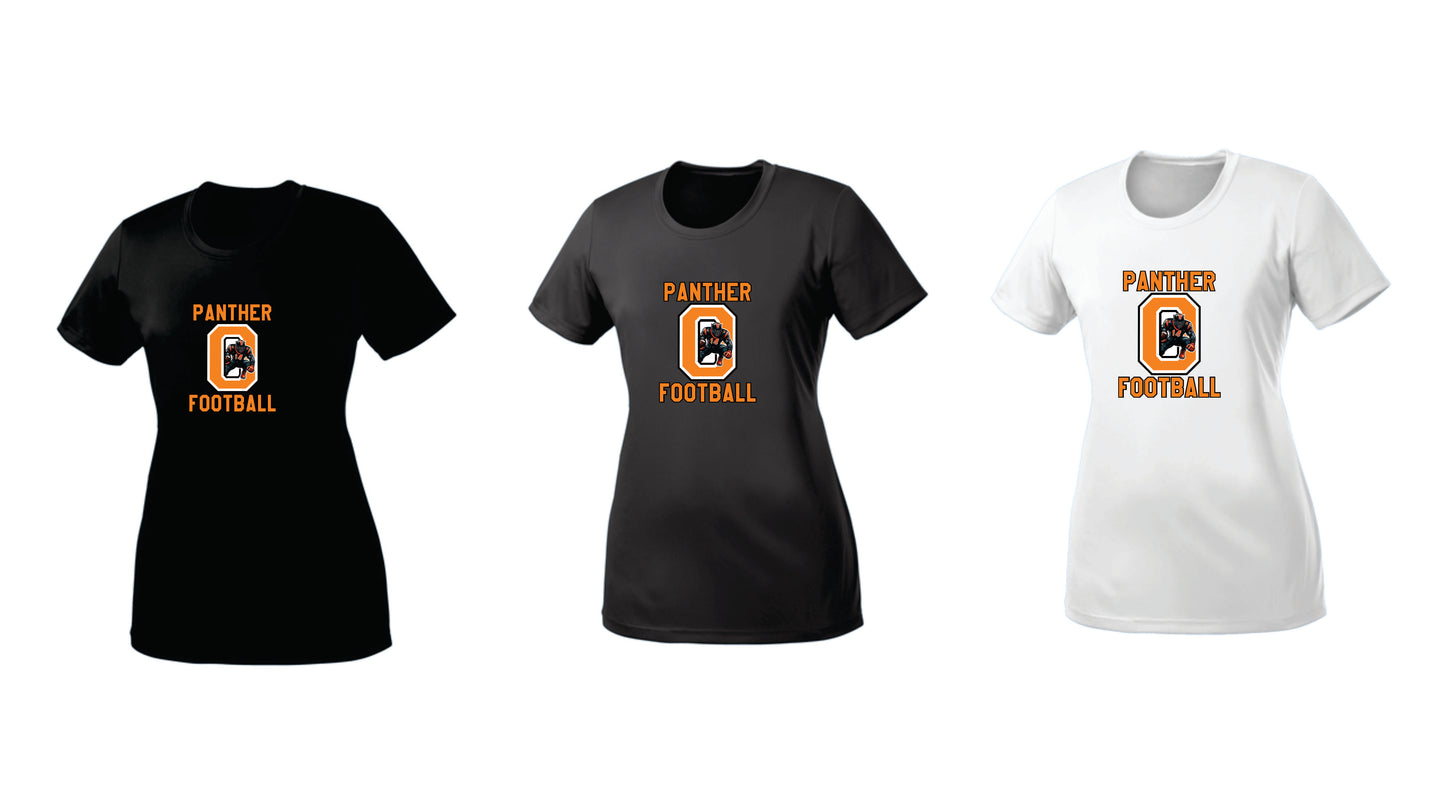 OFB Performance Tee. Black, Charcoal, White. Women's Sizes V4