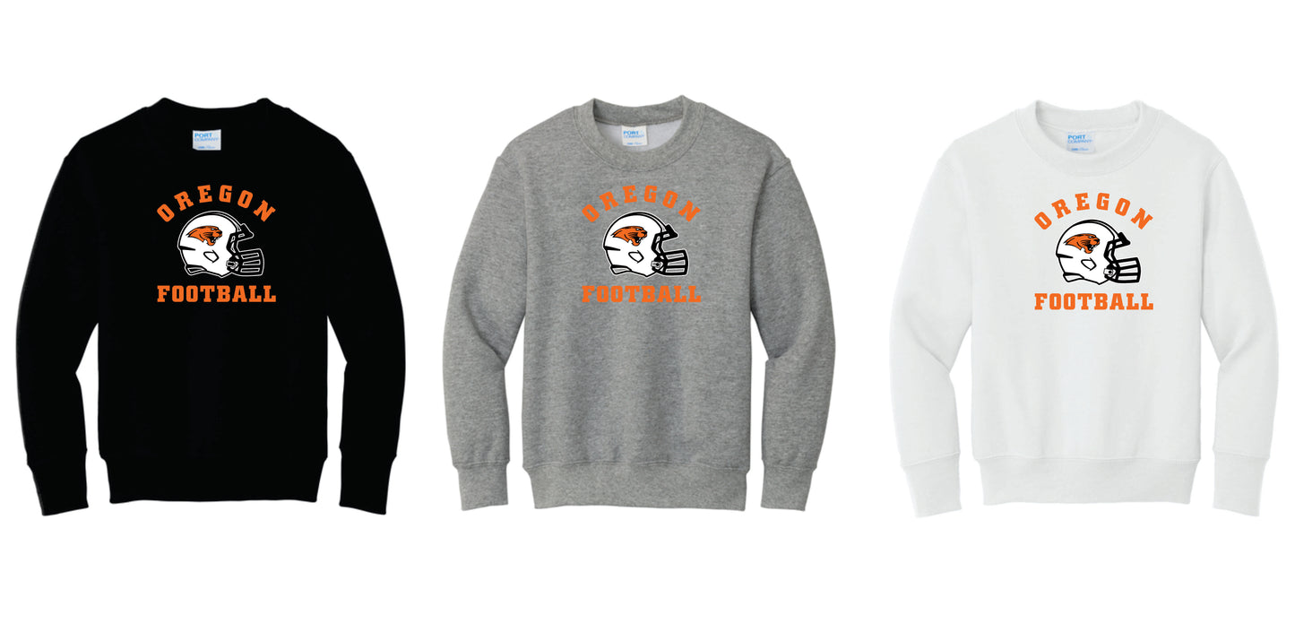 OFB Pullover Crewneck Sweatshirt. Black, White, Gray. Adult and Youth Sizes V1