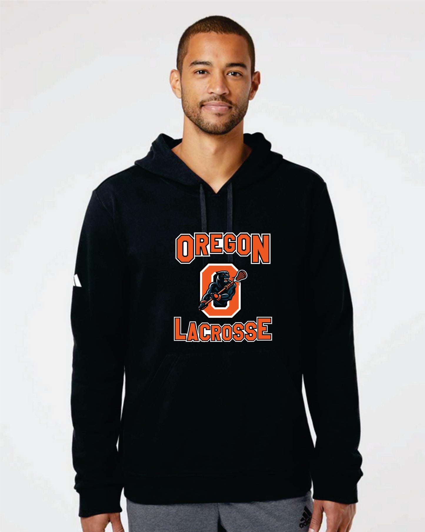Oregon Lacrosse Adidas Hoodie v4