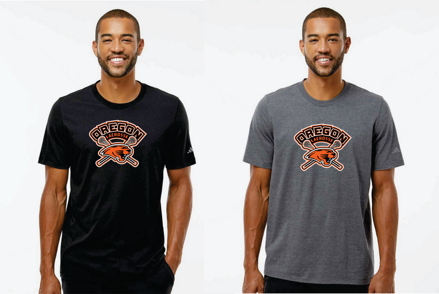 Oregon Lacrosse Adidas - Men's Blended T-Shirt Men V1L