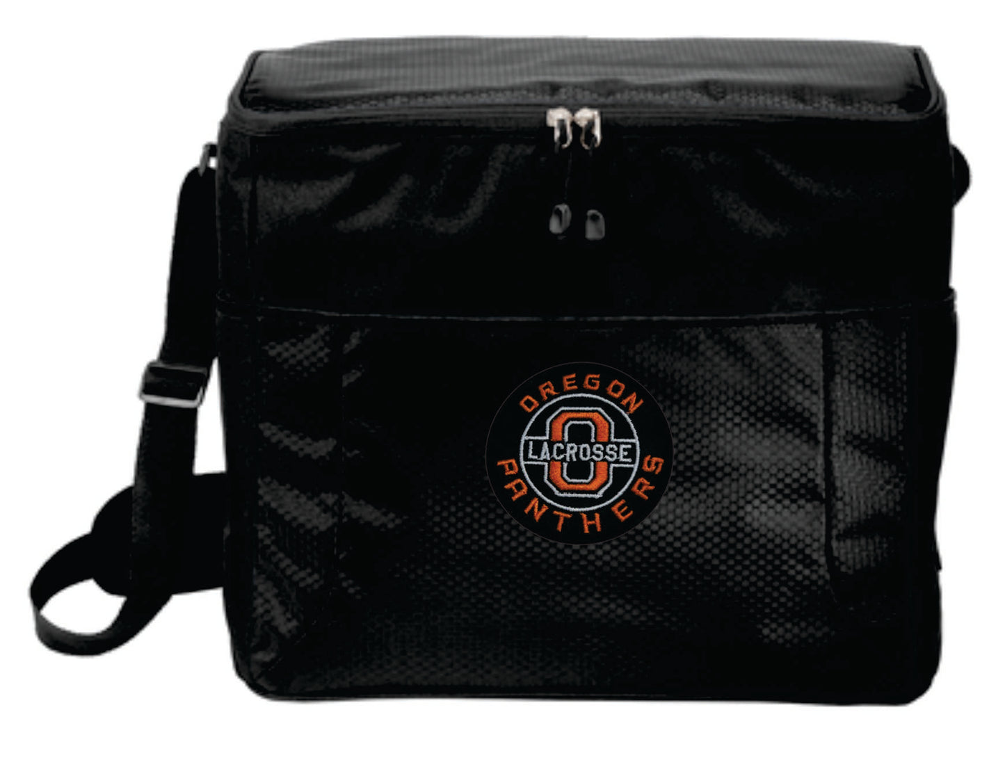 Oregon Lacrosse Soft cooler 12 or 24 with logo patch V2
