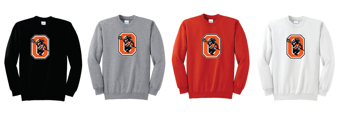 OLAX Girl Power Digital Print Pullover Crewneck,Uninisex/ Youth