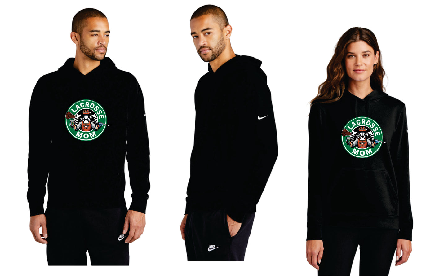 OLAX Lacrosse Mom Nike Hoodie. Uniex and Women's sizes