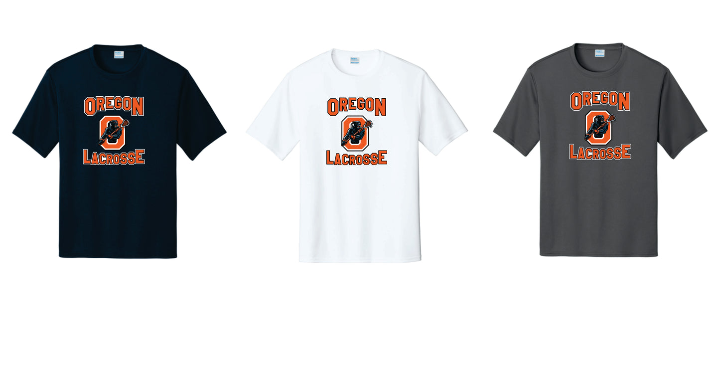 OLAX Performance Tee. Black, Gray White. Unisex Women and Youth Sizes V4