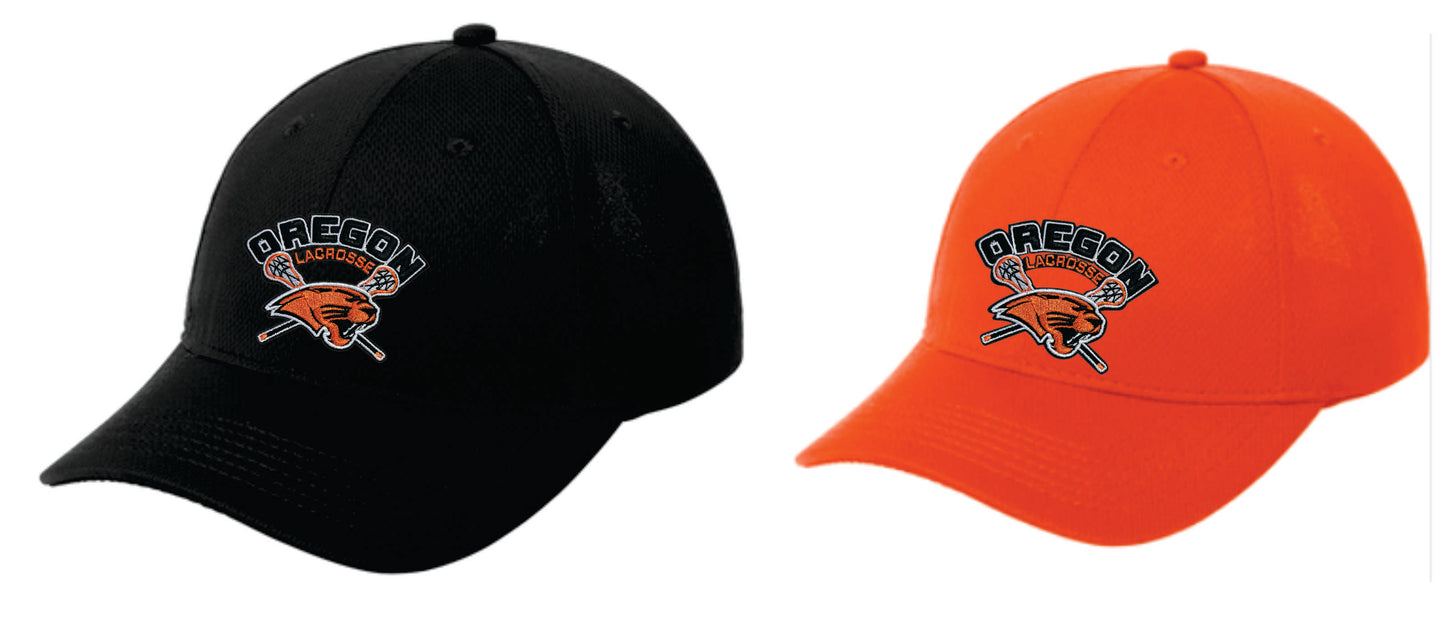 Oregon Lacrose Racer Mesh Ball Cap v1