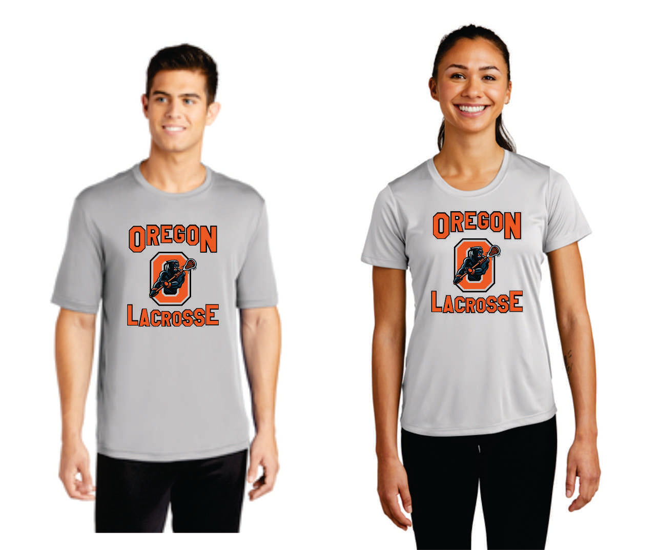 Oregon Lacrosse Sublimated T-shirt, Men, Women, Youth V4