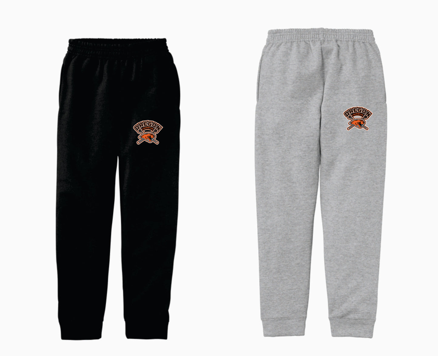 Oregon Lacrosse Core Fleece Jogger Adult, Youth V1