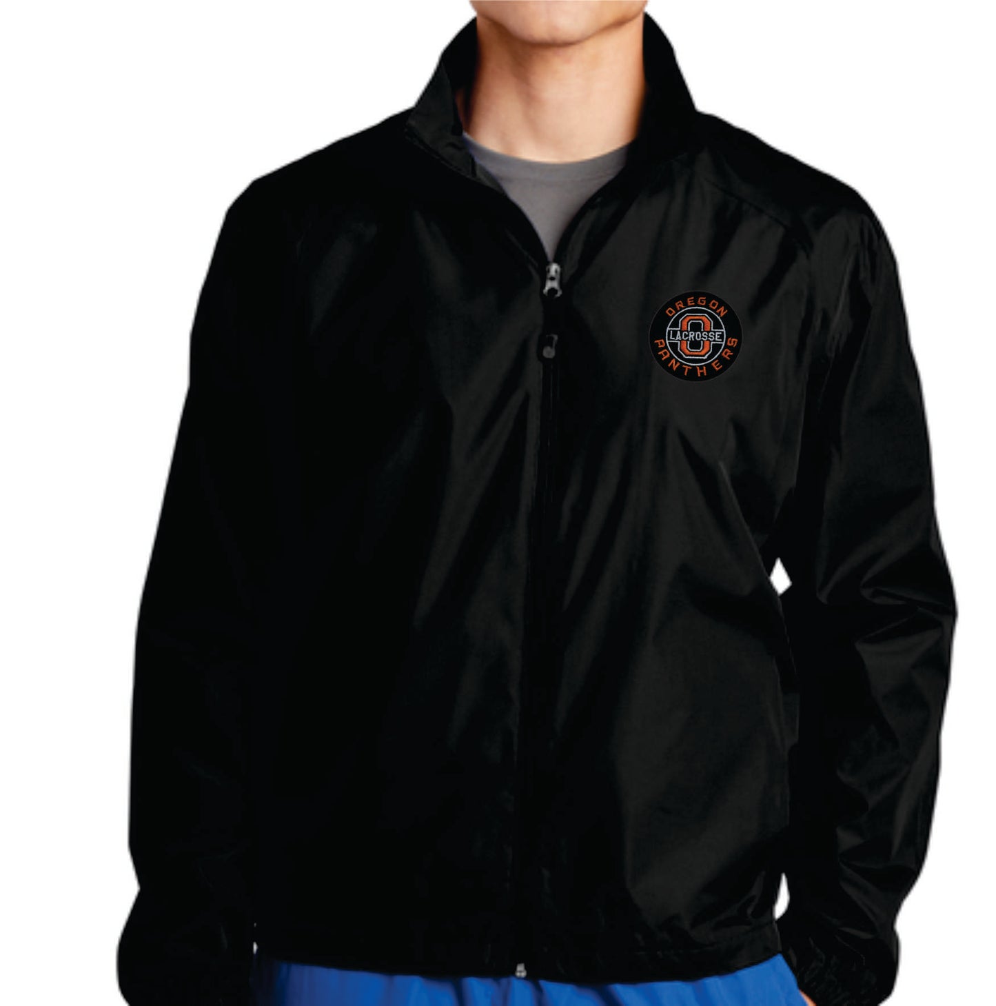 Oregon Lacrosse Full Zip Wind Jacket Unisex/ Youth V2