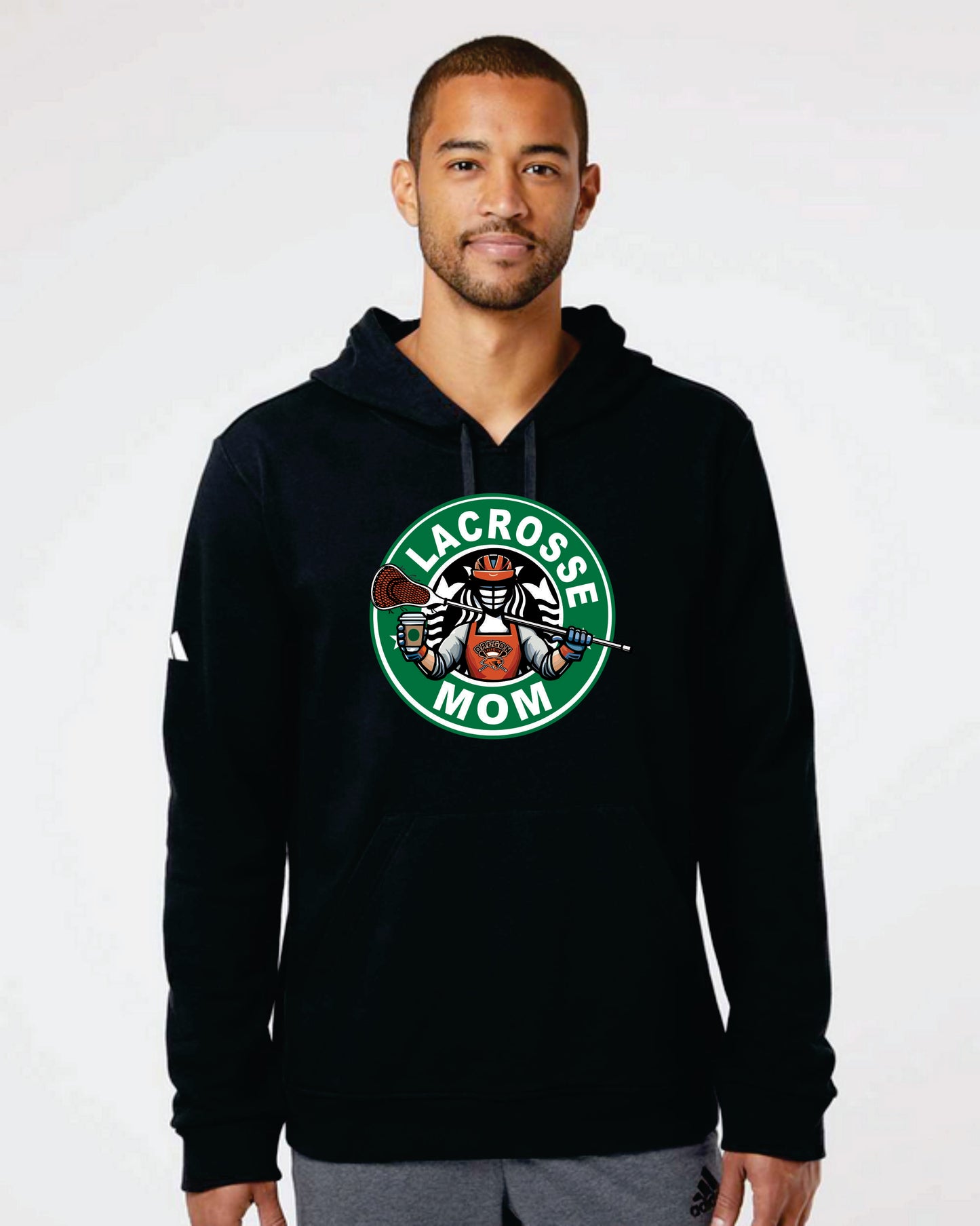 OLAX Lacrosse Mom Adidas Hoodie