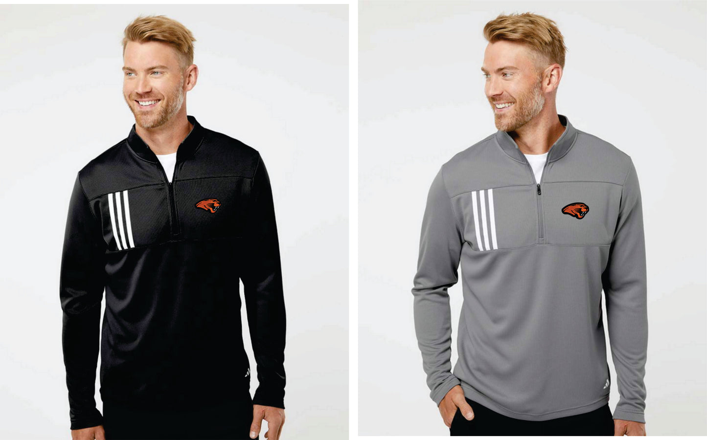 Oregon Panthers Adidas - 3-Stripes Double Knit Quarter-Zip Pullover Men v4