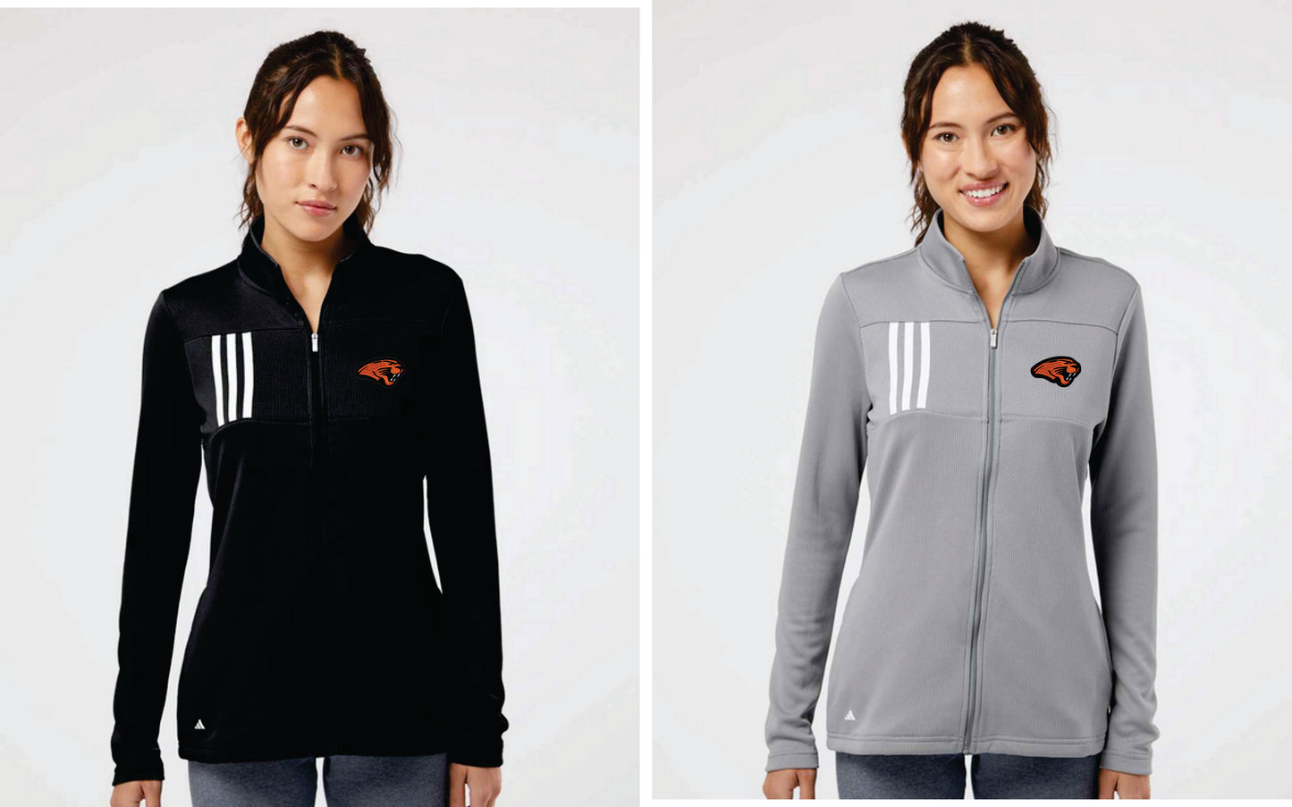 Oregon Panthers Adidas - 3-Stripes Double Knit Full Zip Pullover V4 Women