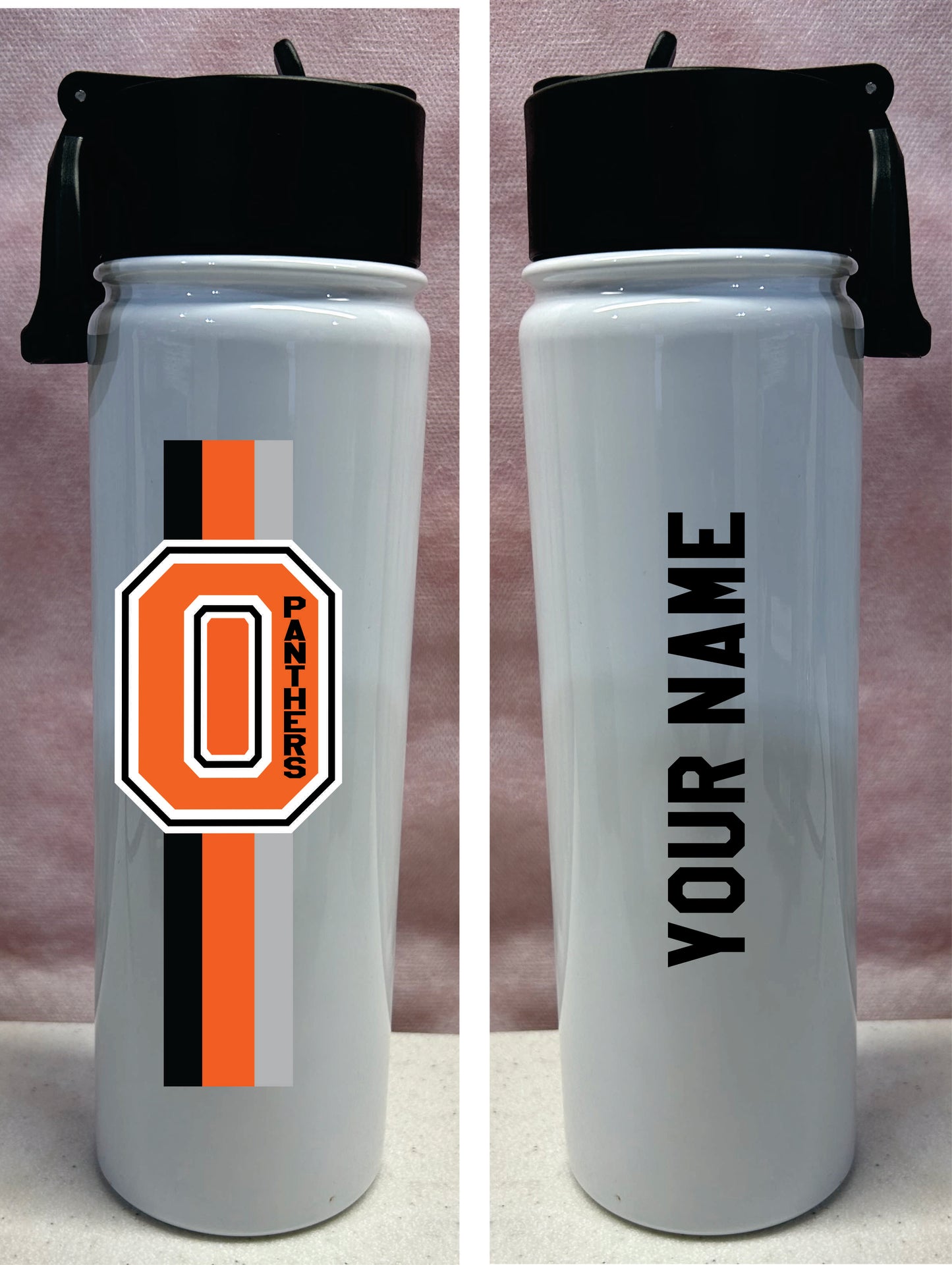 Oregon Panthers Water Bottle includes personalization! V3