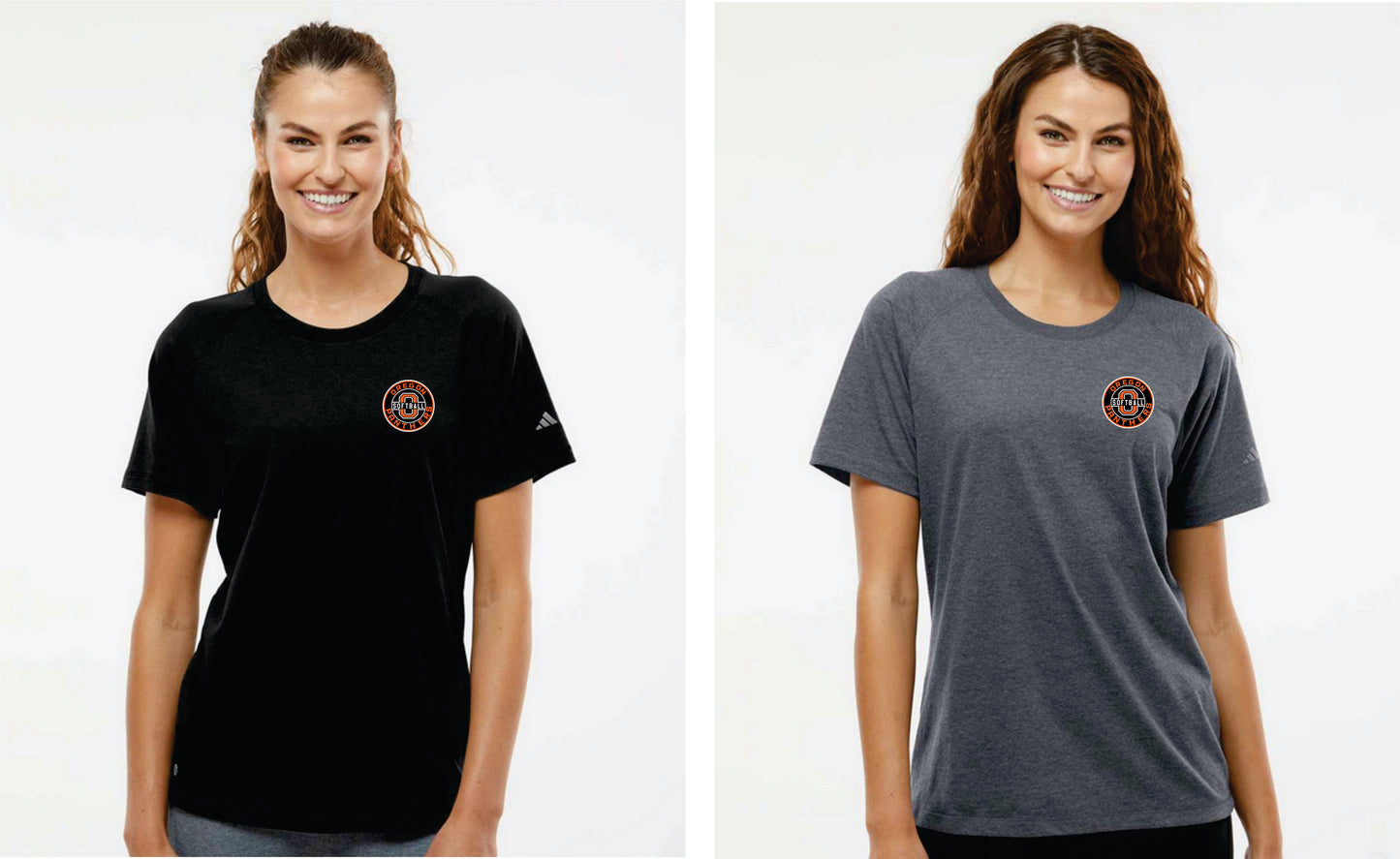 Oregon Softball Adidas - Women's Blended T-Shirt V2