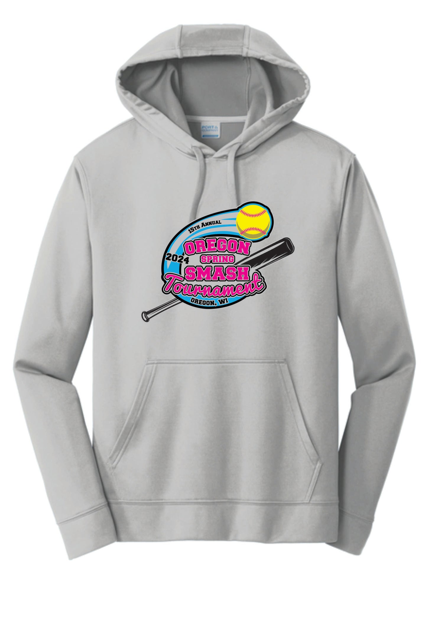 Oregon Softball Summer Smash Tournament Sublimated Hoodie Unisex/ Youth Available for post order only! Gray