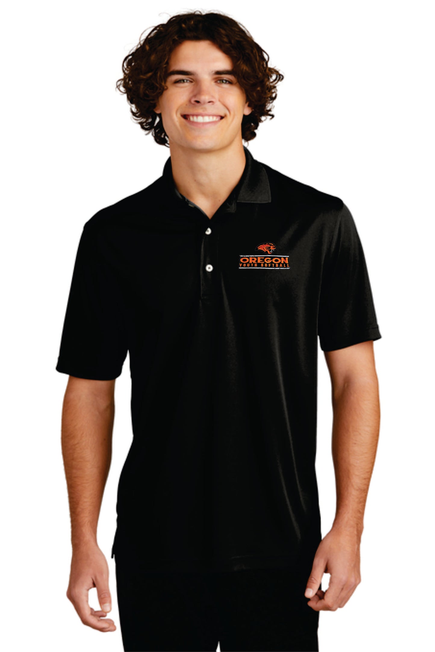 Oregon Softball Sport Tek Embroidered Polo v1